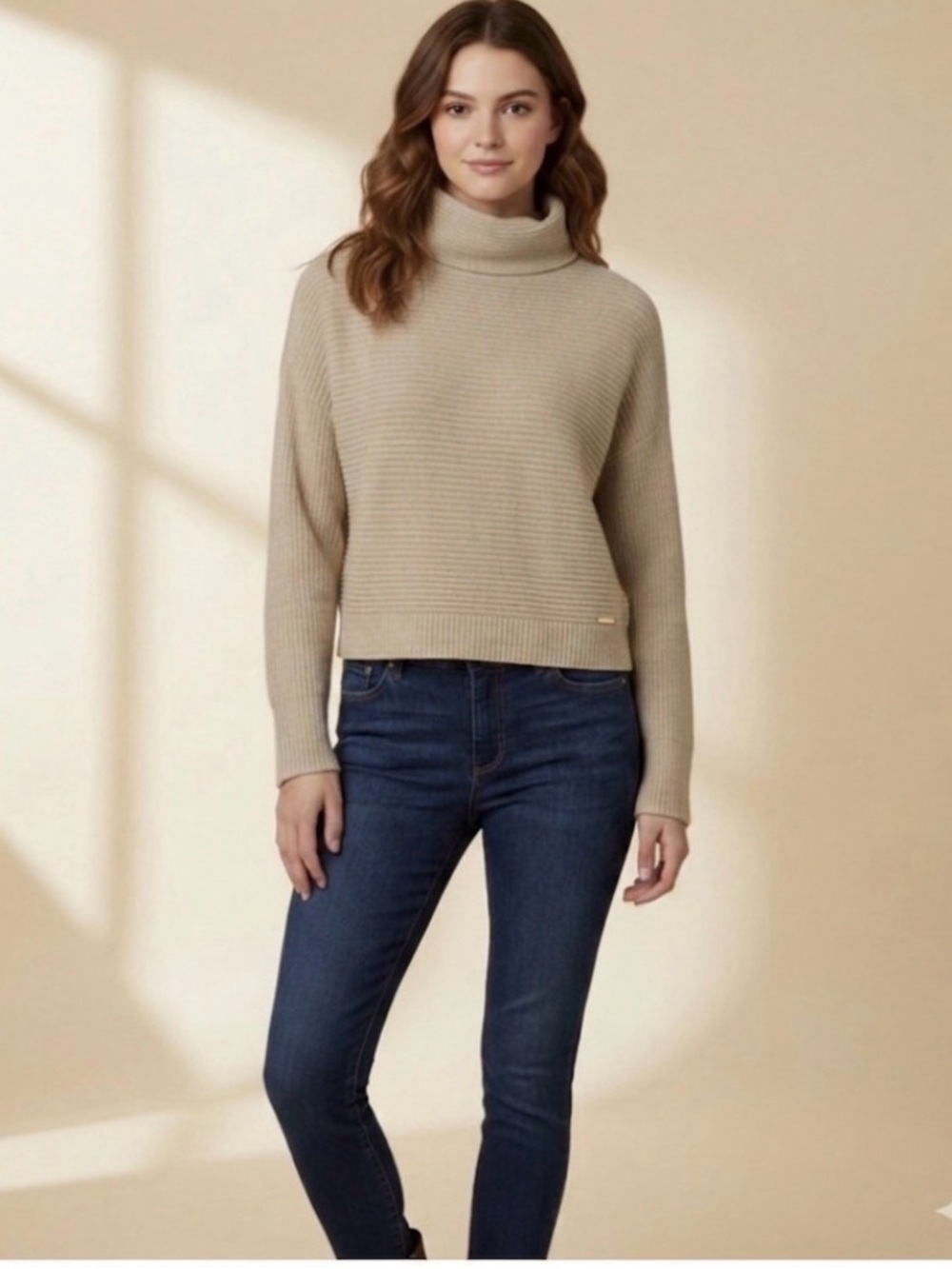Michael Kors Beige Knit Sweater
